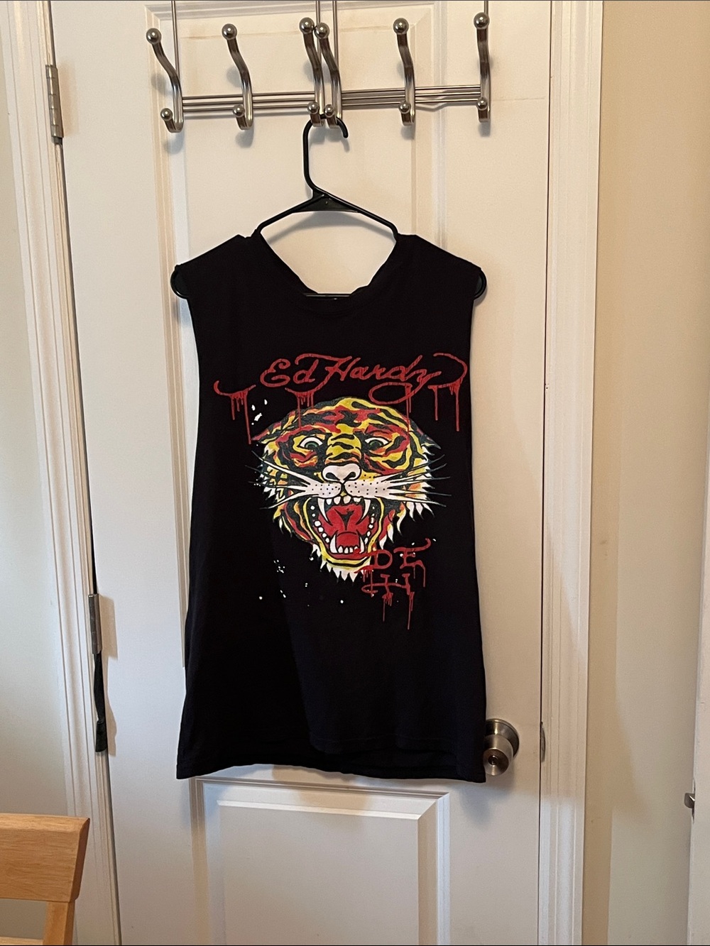 Vintage Ed Hardy Drip Tiger Tank 🔥